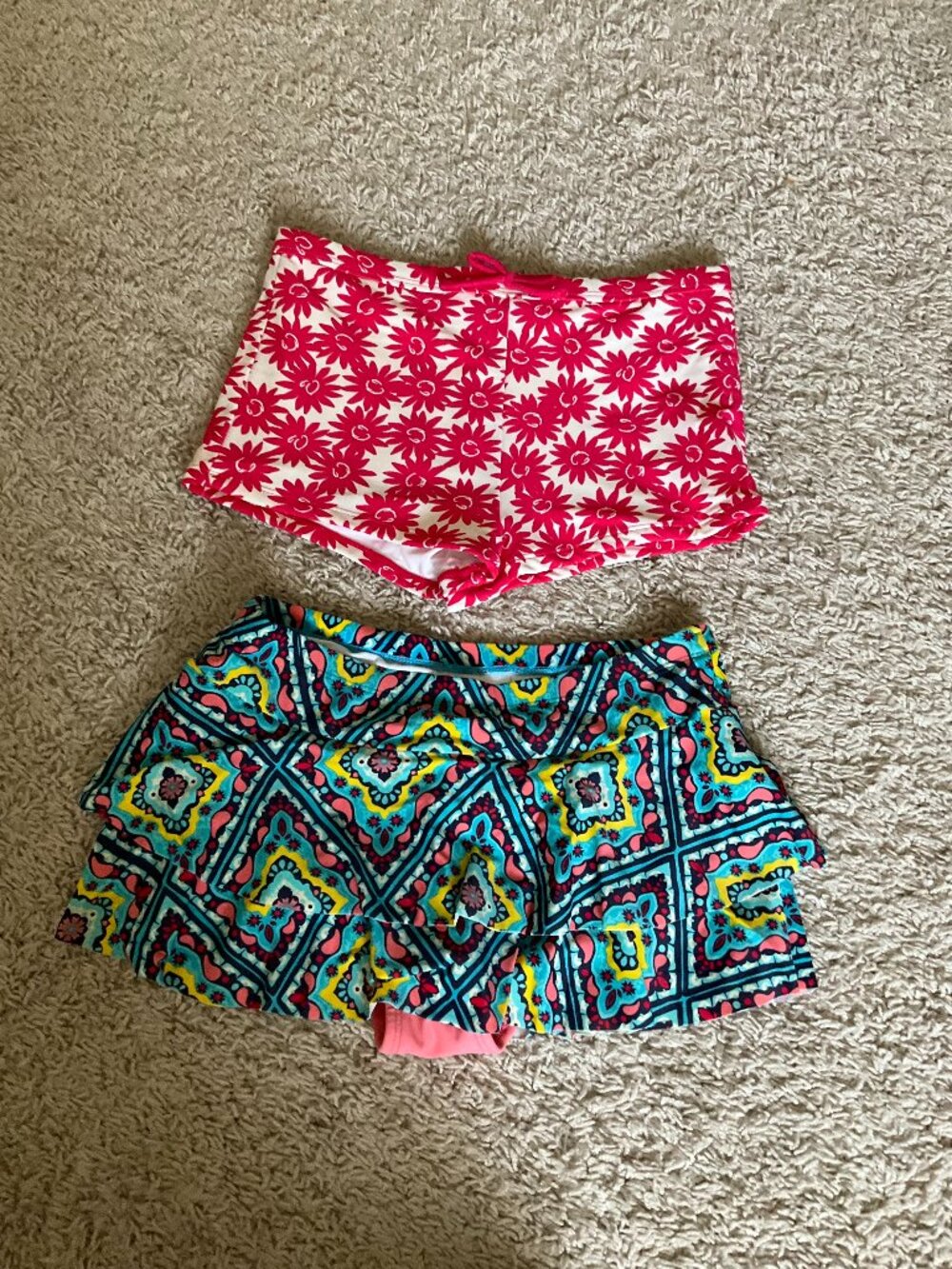 Hanna Andersson set of two swim skirt and shorts for girls. Size: 150 (US 12).
